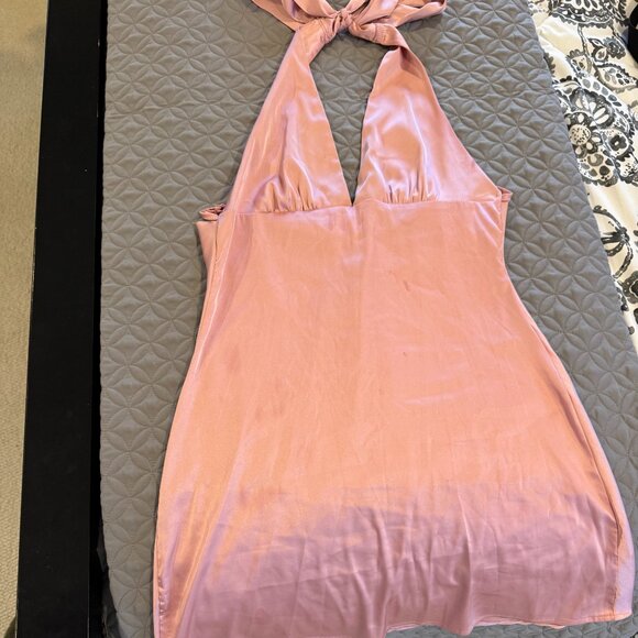 Satin Mini Dress - Picture 4 of 6